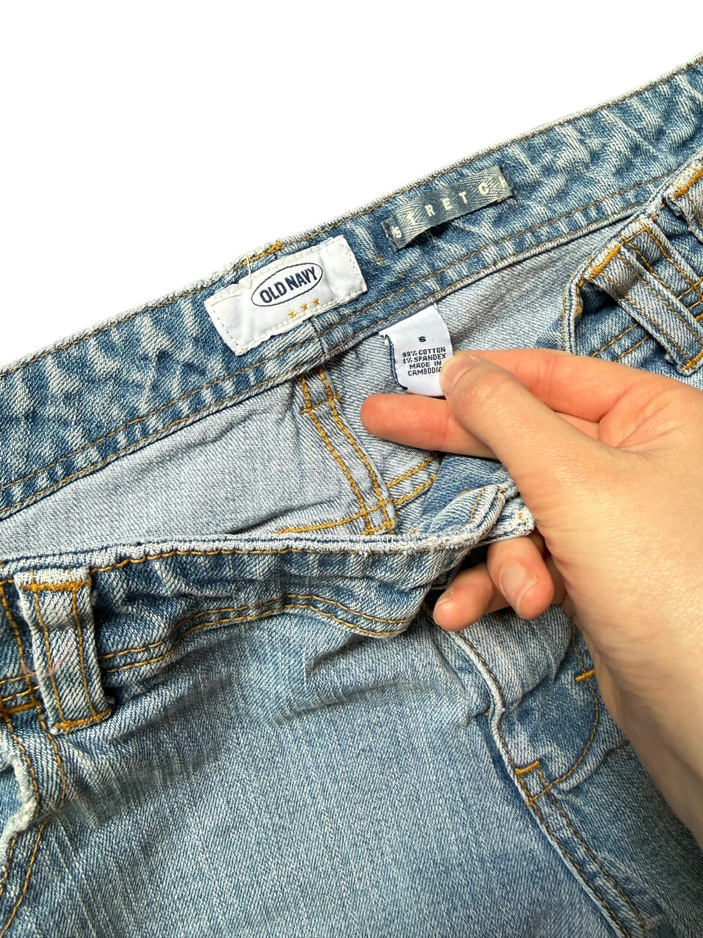 Old Navy 2007 Denim Capris (30”/6-8)