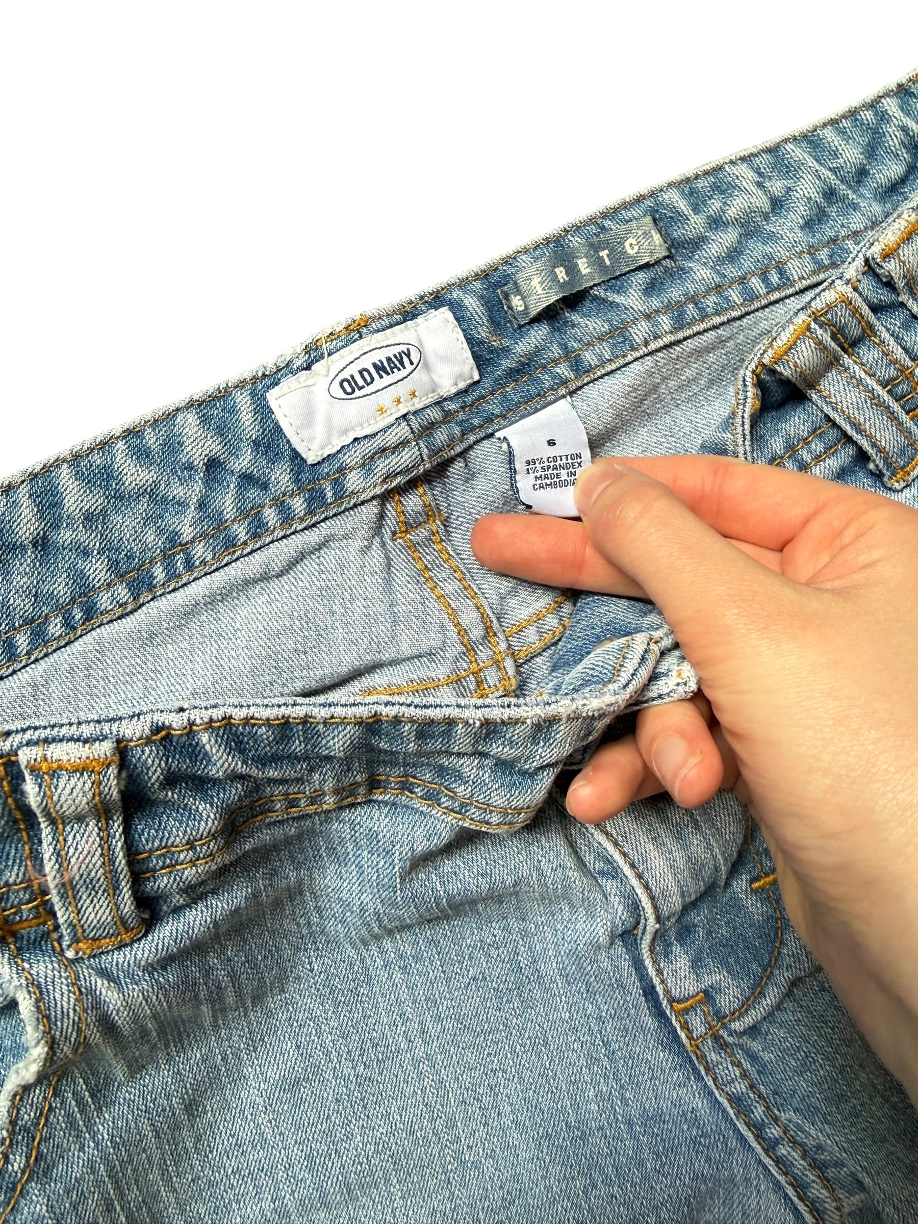 Old Navy 2007 Denim Capris (30”/6-8)