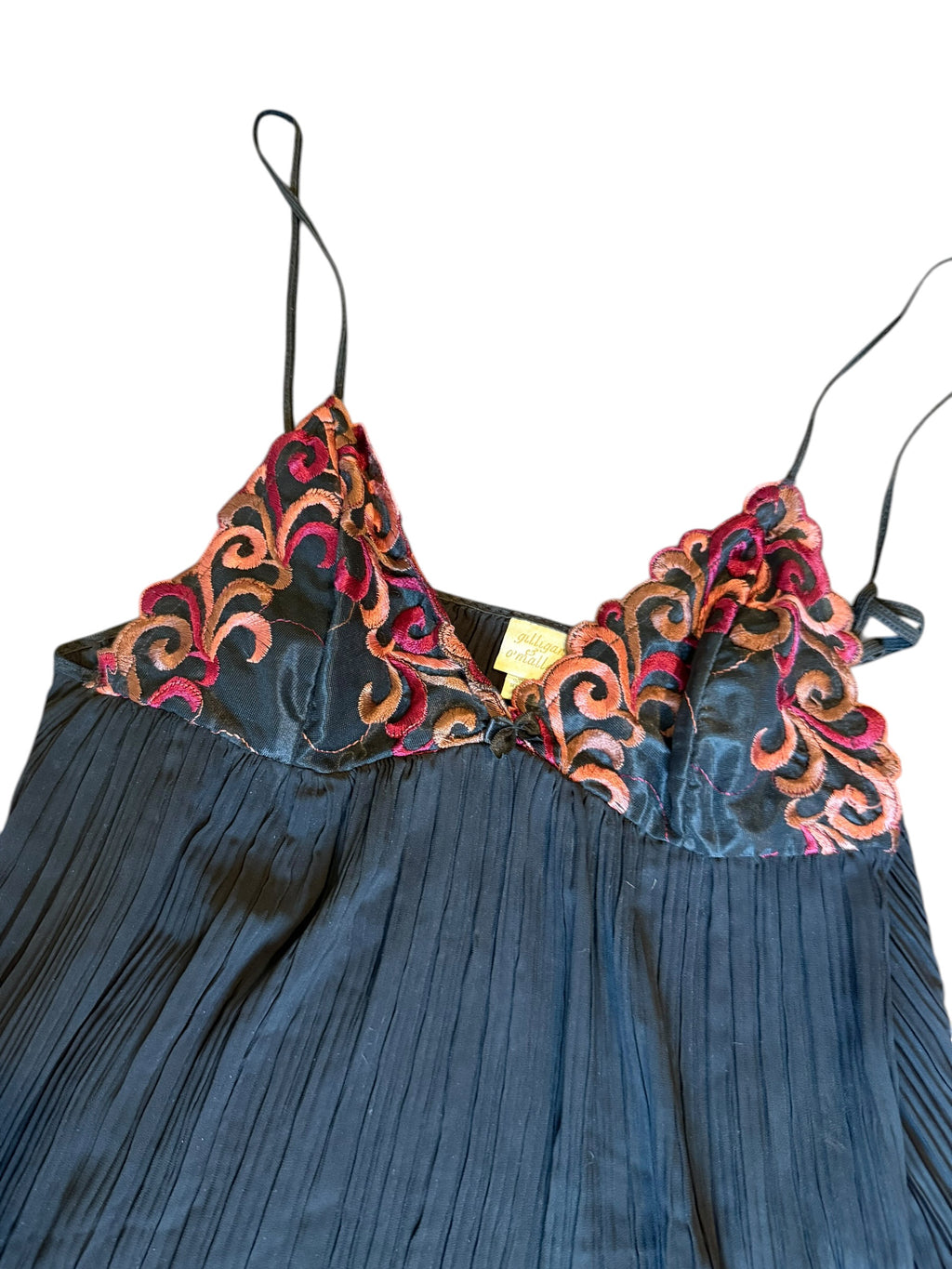 Gilligan and O’Malley embroidered lingerie top: Small