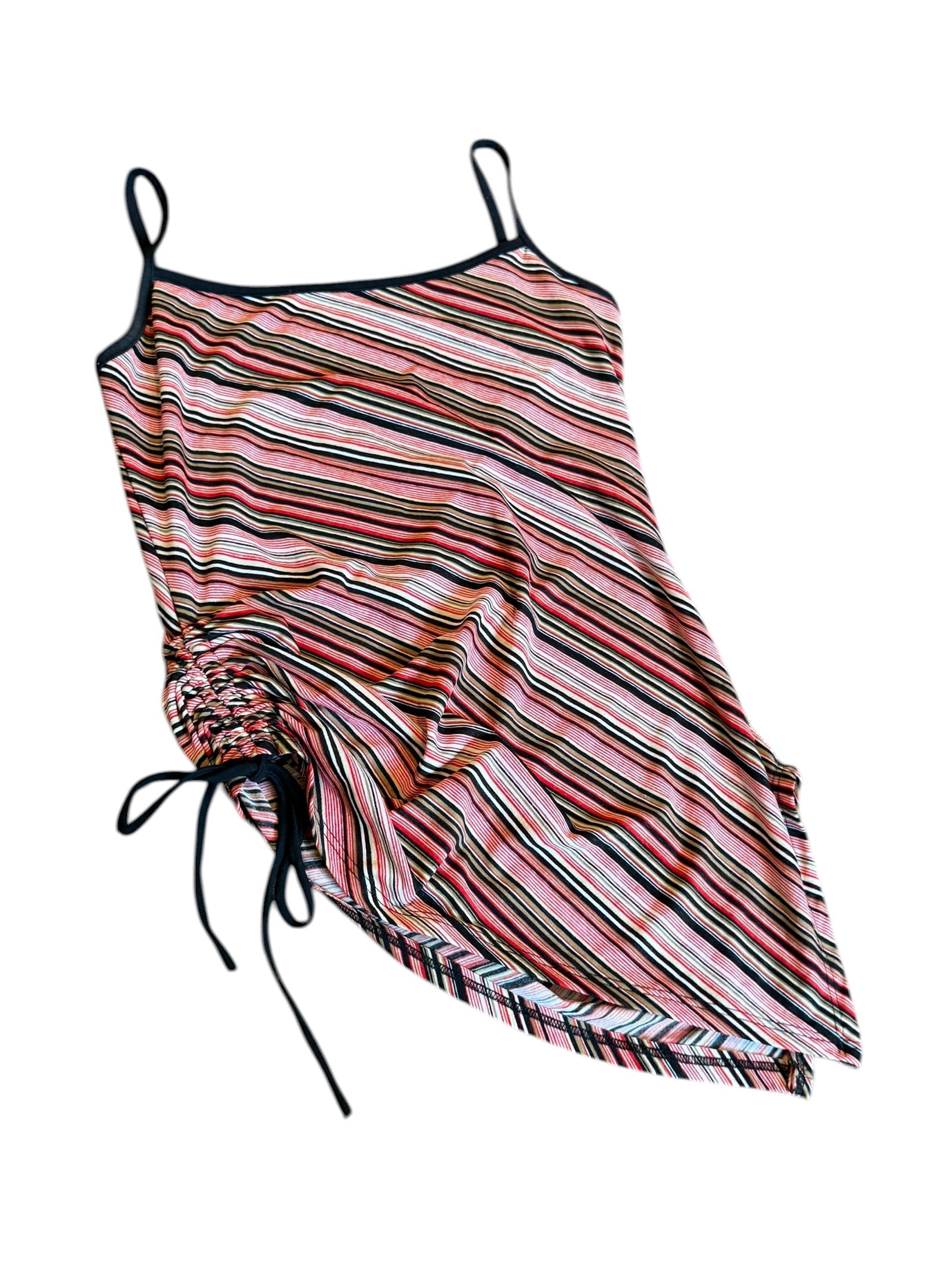 Asymmetrical striped top: Small