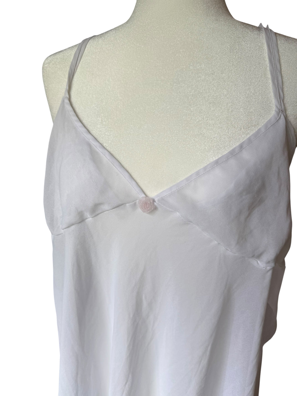 Sheer white Cami Top (2XL)