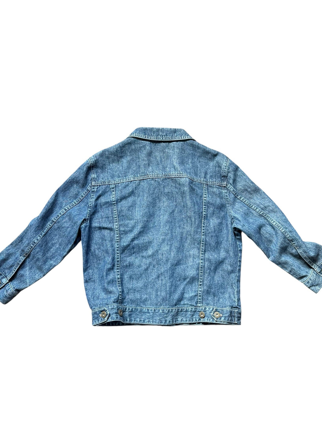 DKNY Dark Wash Denim Jacket (Fitted Large/True Medium)