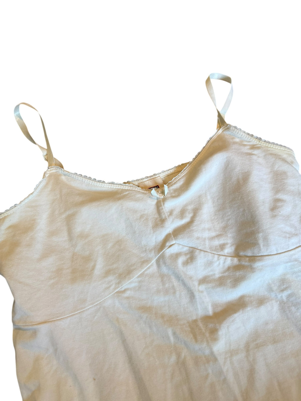 Faded Glory Cream Tank: Large