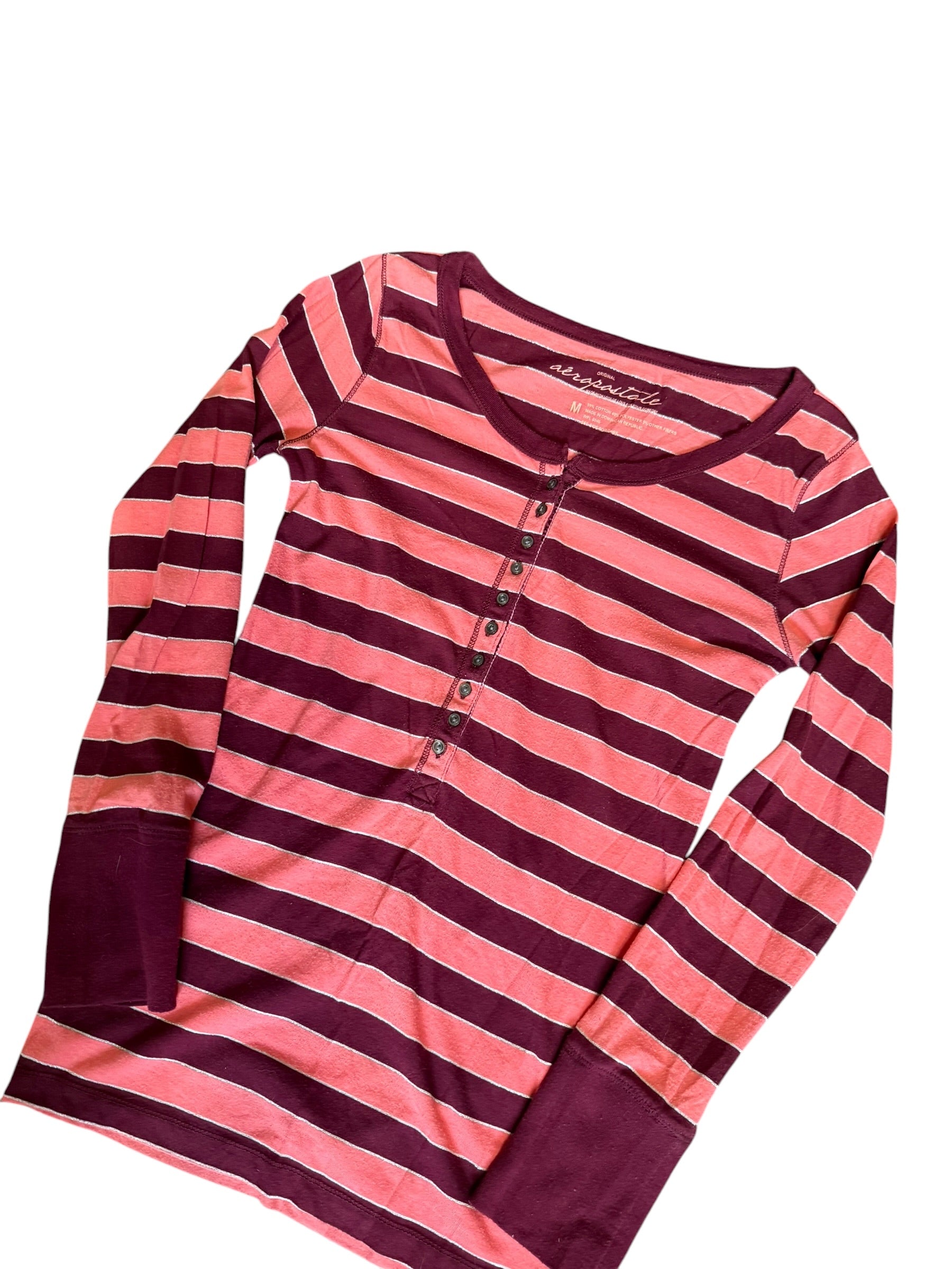 Striped Aeropostale Long Sleeve (Medium)
