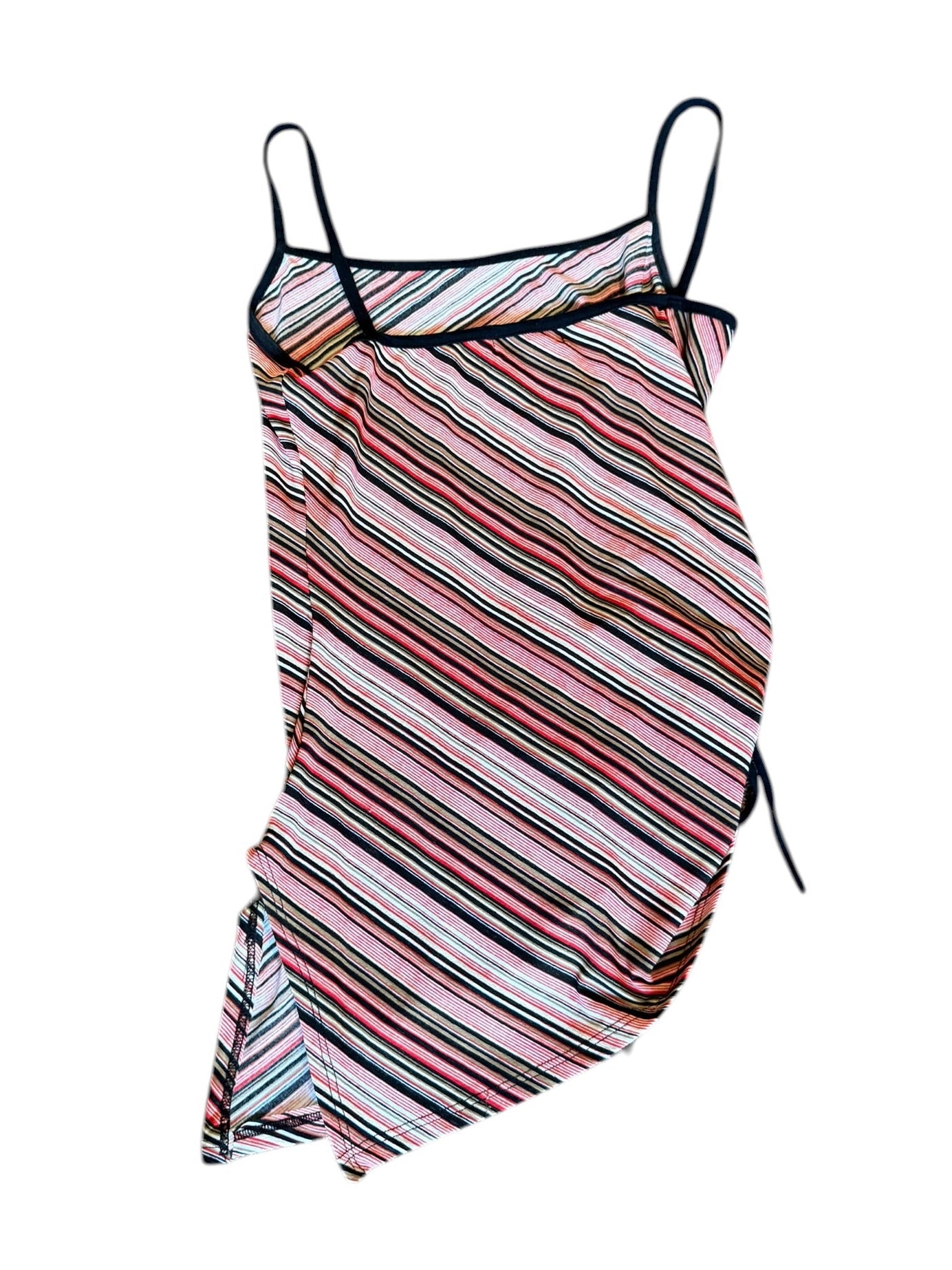 Asymmetrical striped top: Small