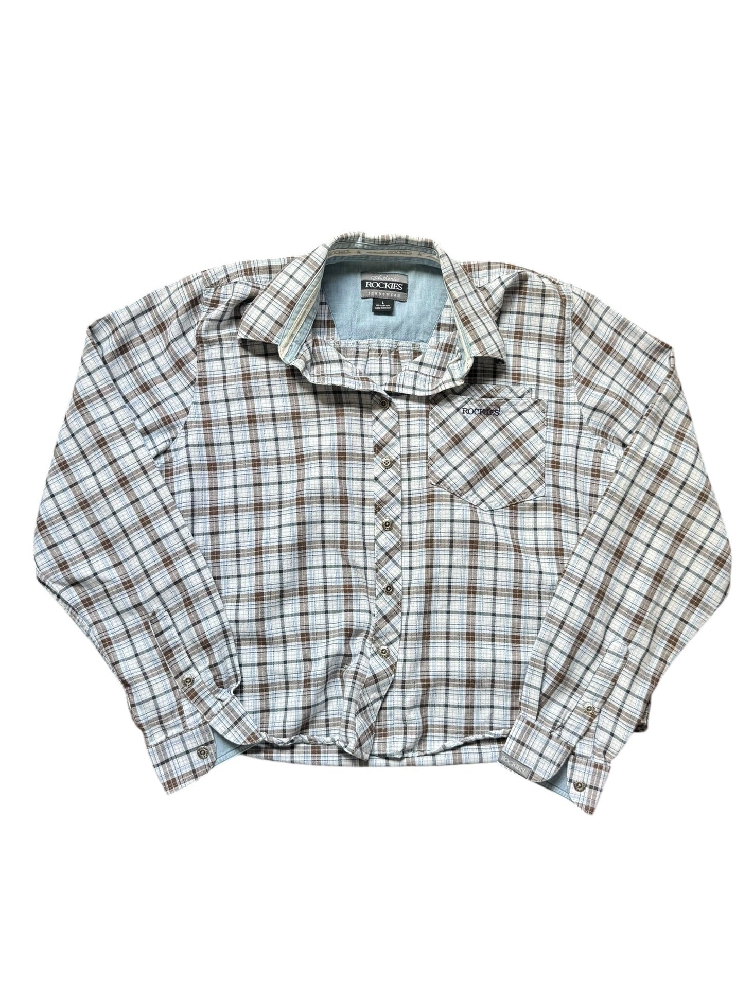 Rockies Jeanswear Womens Button Up (Large)