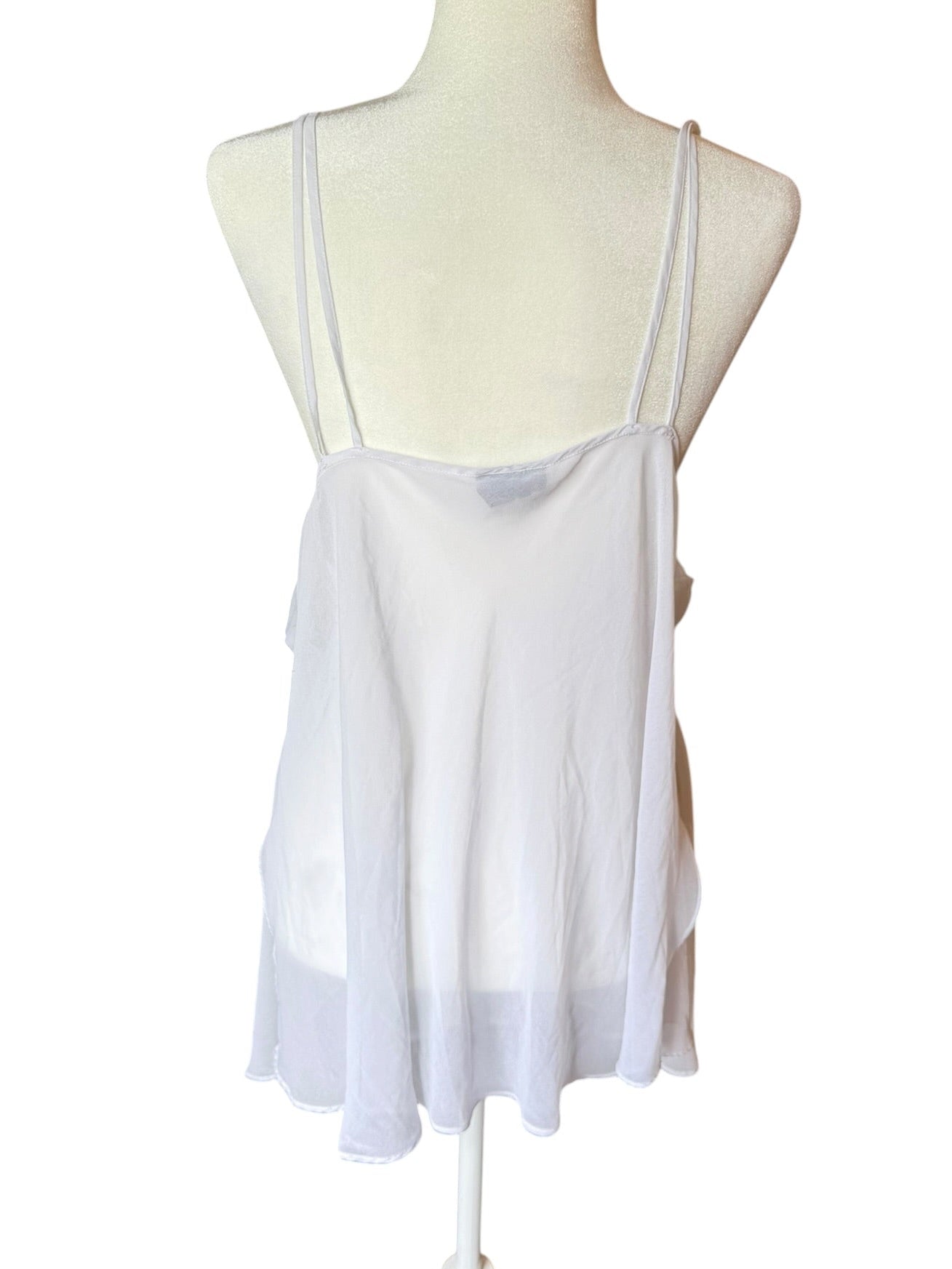 Sheer white Cami Top (2XL)