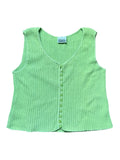 Green Knit Tank Top (Medium)