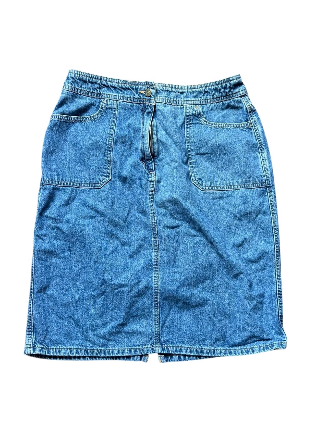 Eddie Bauer Vintage Denim Skirt (10)