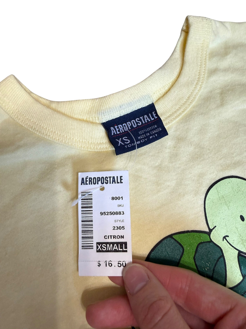 Aeropostale Speedy The Turtle Tee (XS)