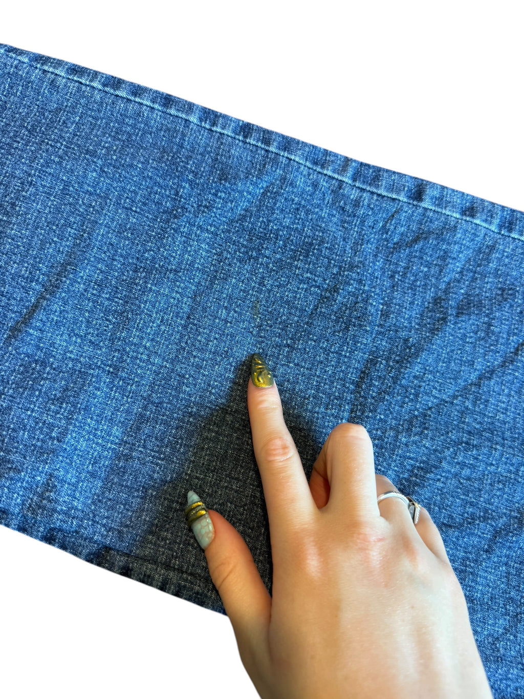 Lace Up Flare Jeans: 29”