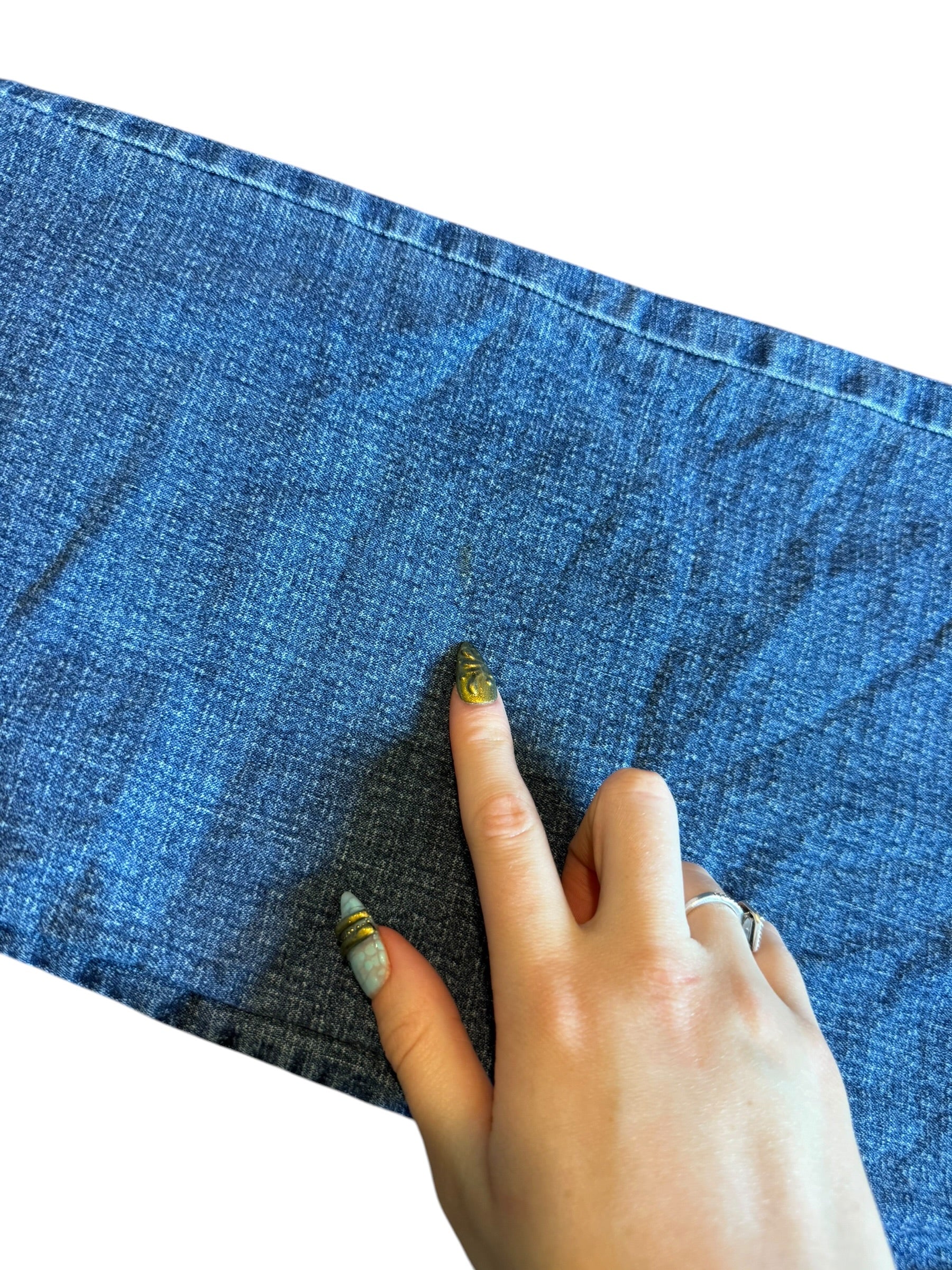 Lace Up Flare Jeans: 29”