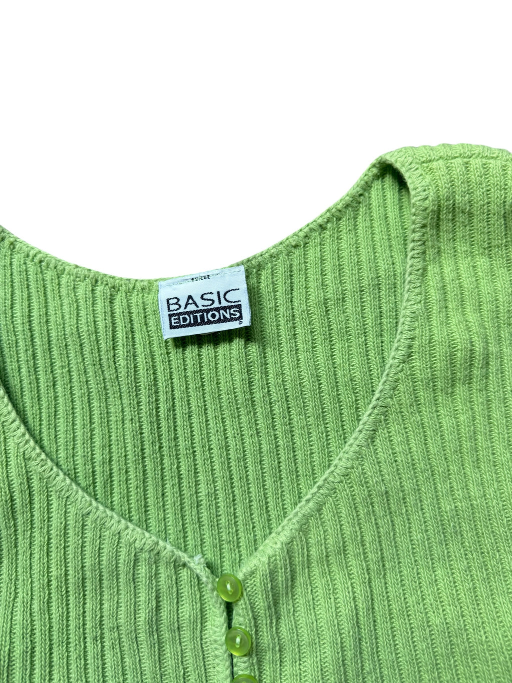 Green Knit Tank Top (Medium)