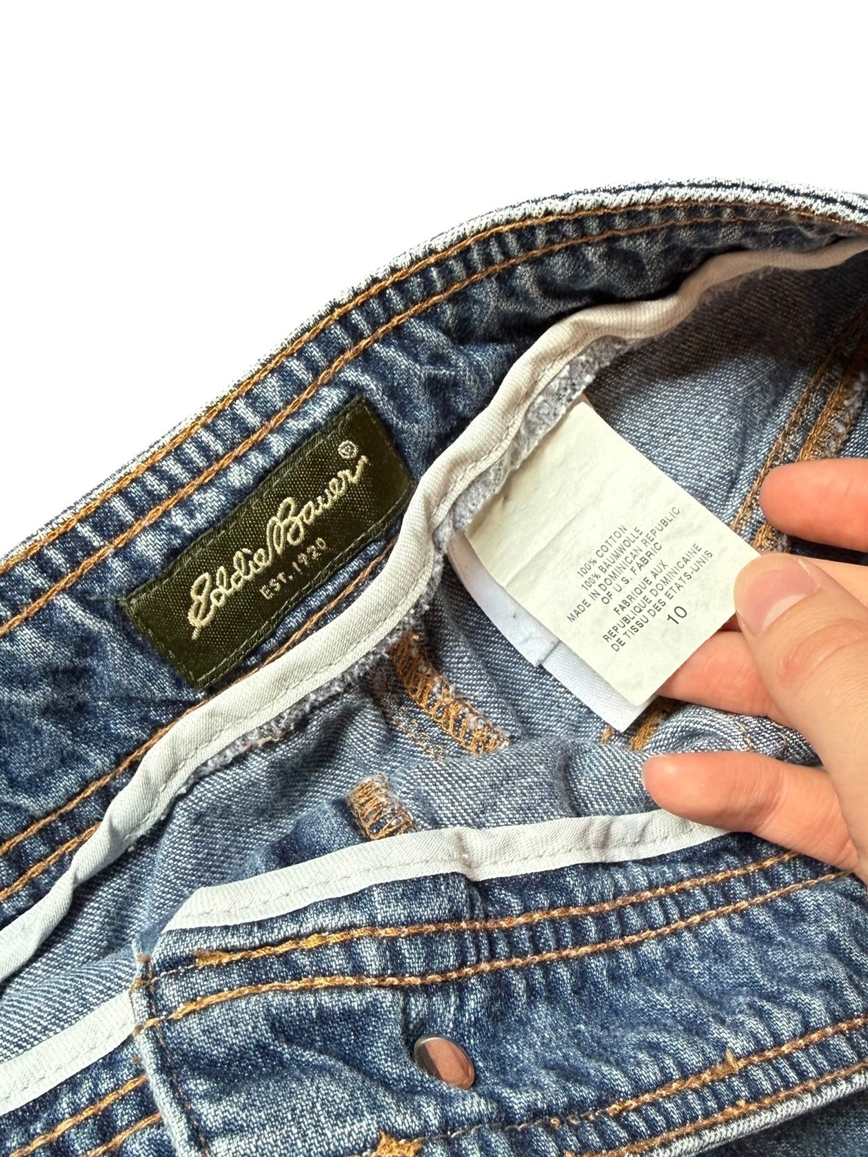 Eddie Bauer Vintage Denim Skirt (10)