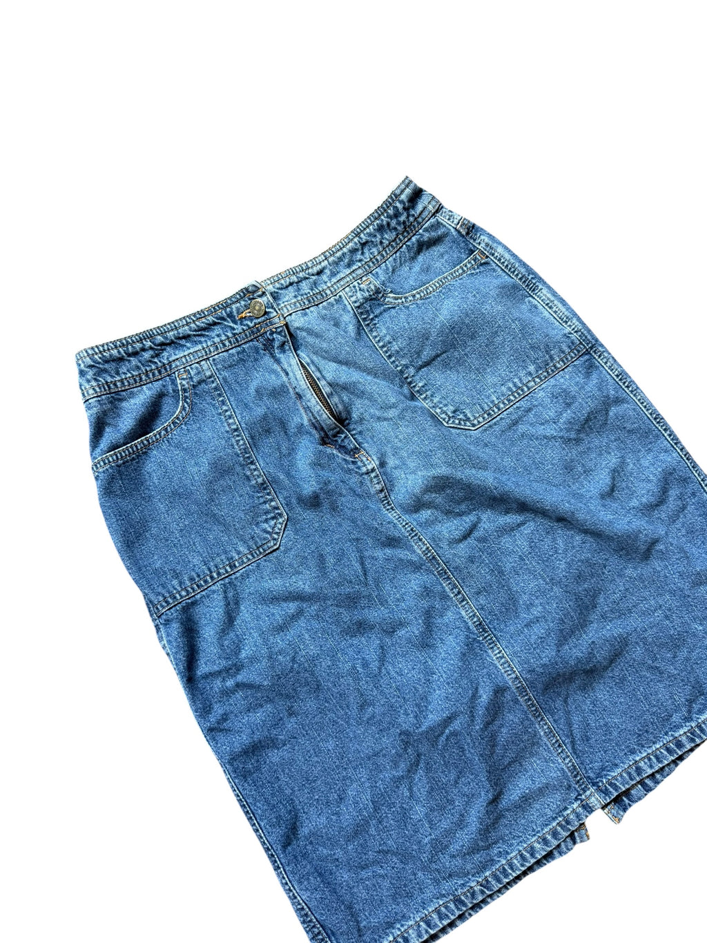 Eddie Bauer Vintage Denim Skirt (10)