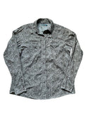 Cruel Girl western barrel, racing pearl snap long sleeve shirt (XL)