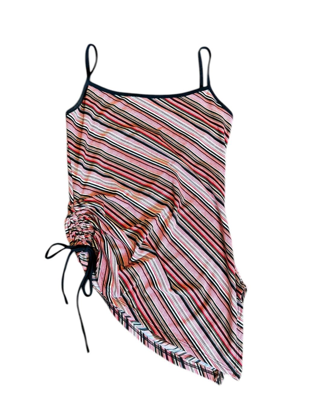 Asymmetrical striped top: Small