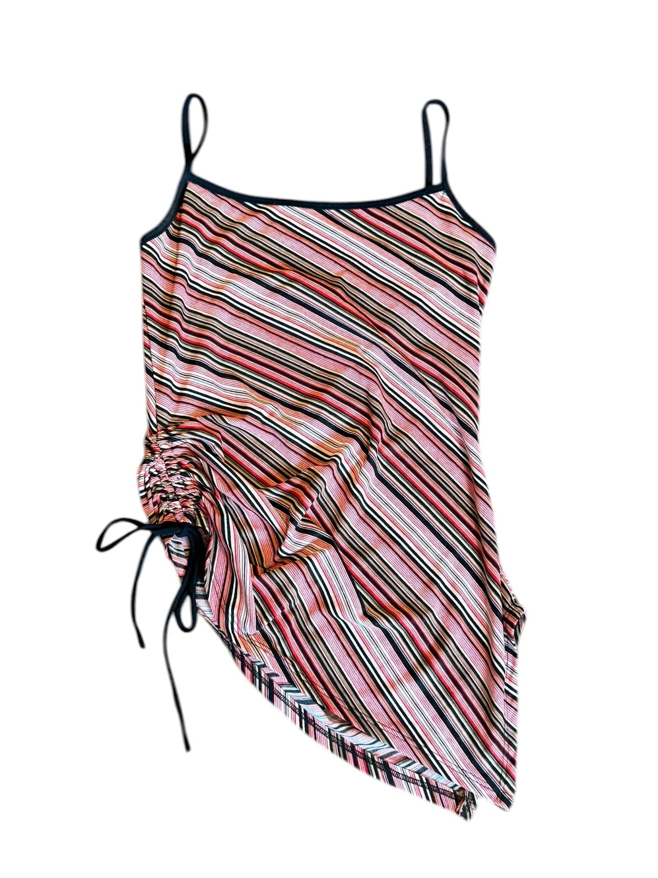 Asymmetrical striped top: Small