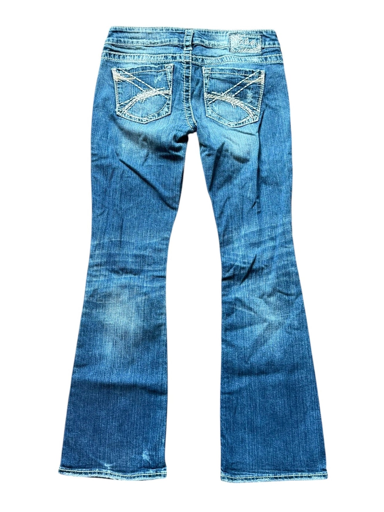 Distressed Silver Brand Jeans