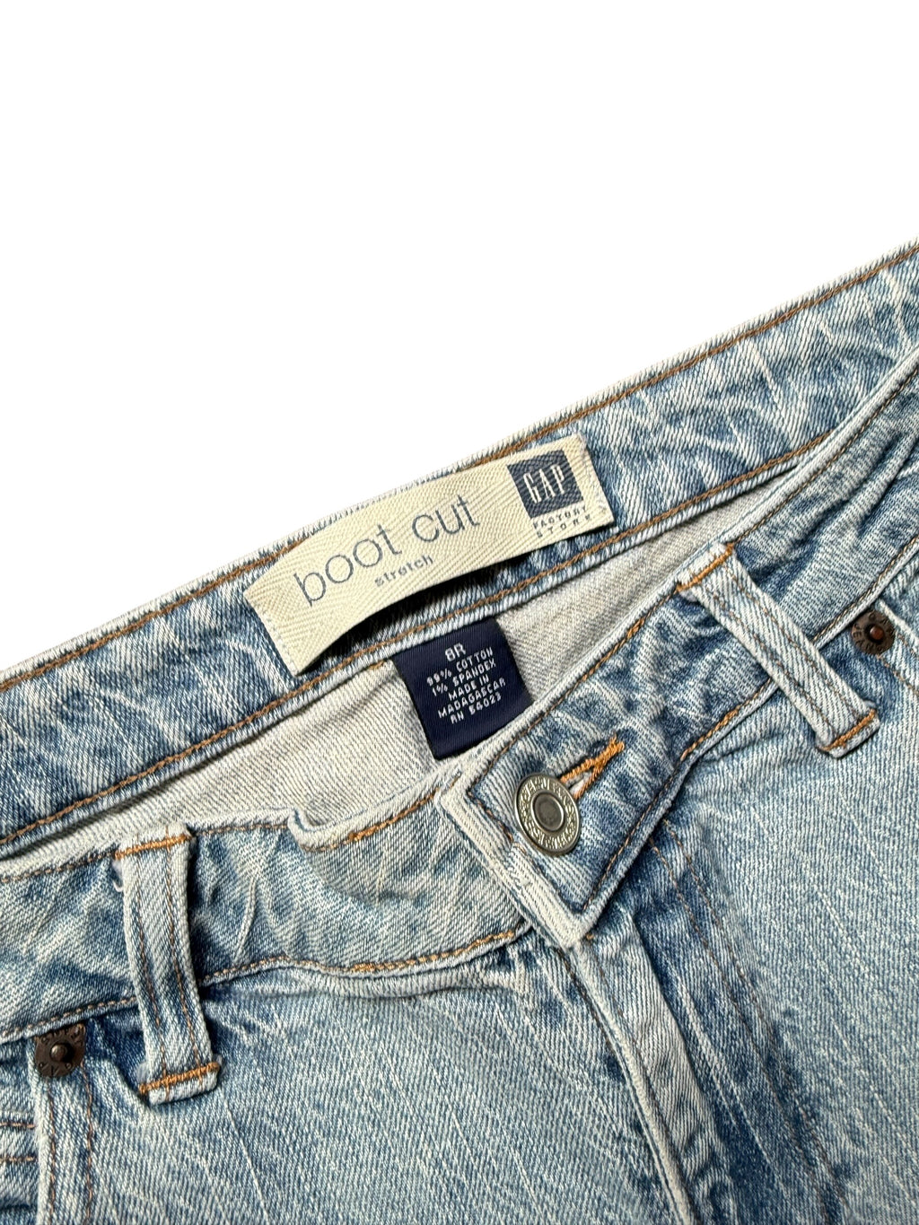 2010 GAP Bootcut Light Wash Jeans