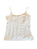 Faded Glory Cream Tank: Large