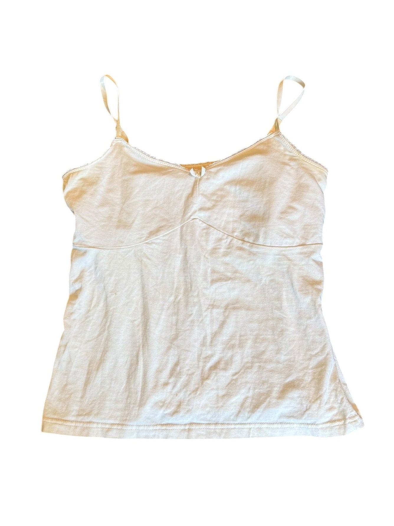 Faded Glory Cream Tank: Large