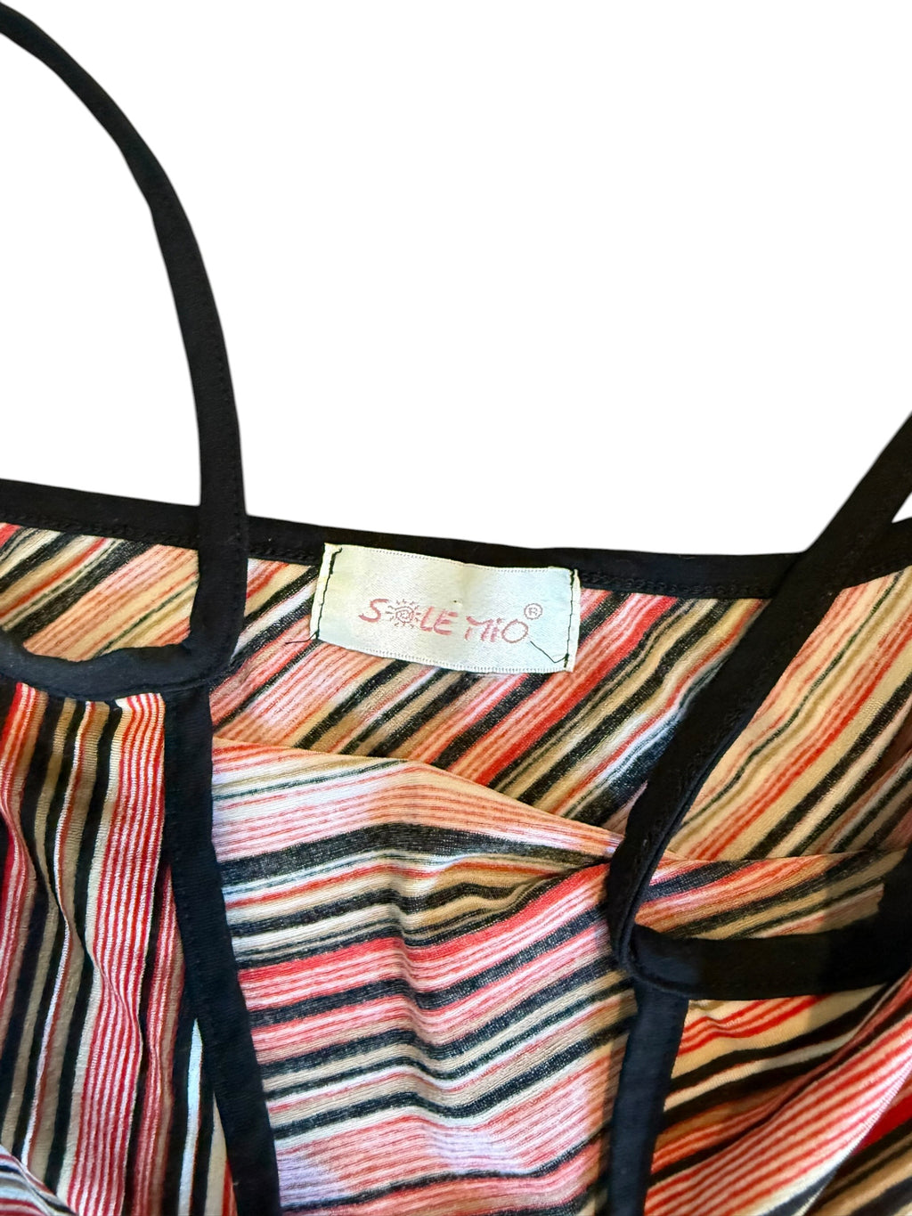 Asymmetrical striped top: Small