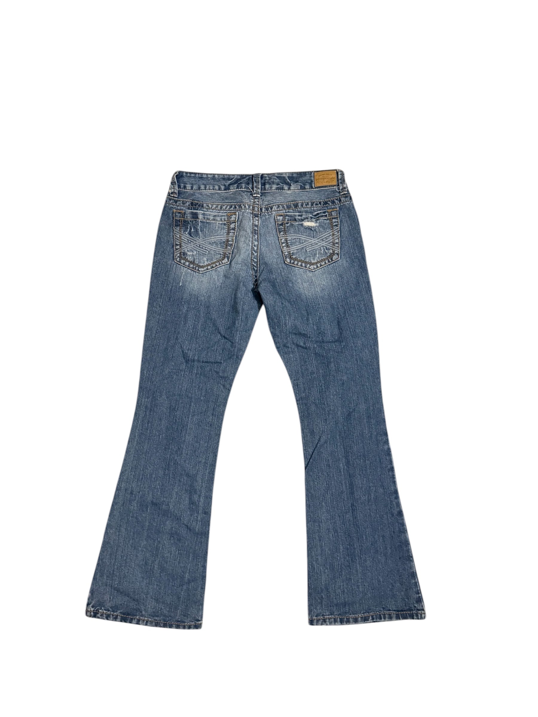 Aeropostale Hailey Slim Flare Fit Jeans: 30”