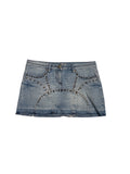 Candies Denim Mini Skirt: 32”